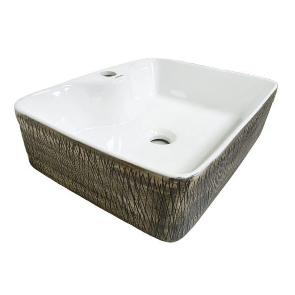 BOWL RECTANGULAR MARMOLEADO